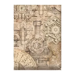 Set 8 papeles de arroz Sir Vagabond in Fantasy World Stamperia 10x15cm