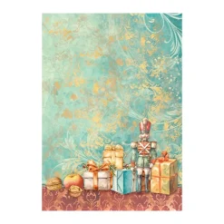Set 8 papeles de arroz The Nutcracker Stamperia 10x15cm