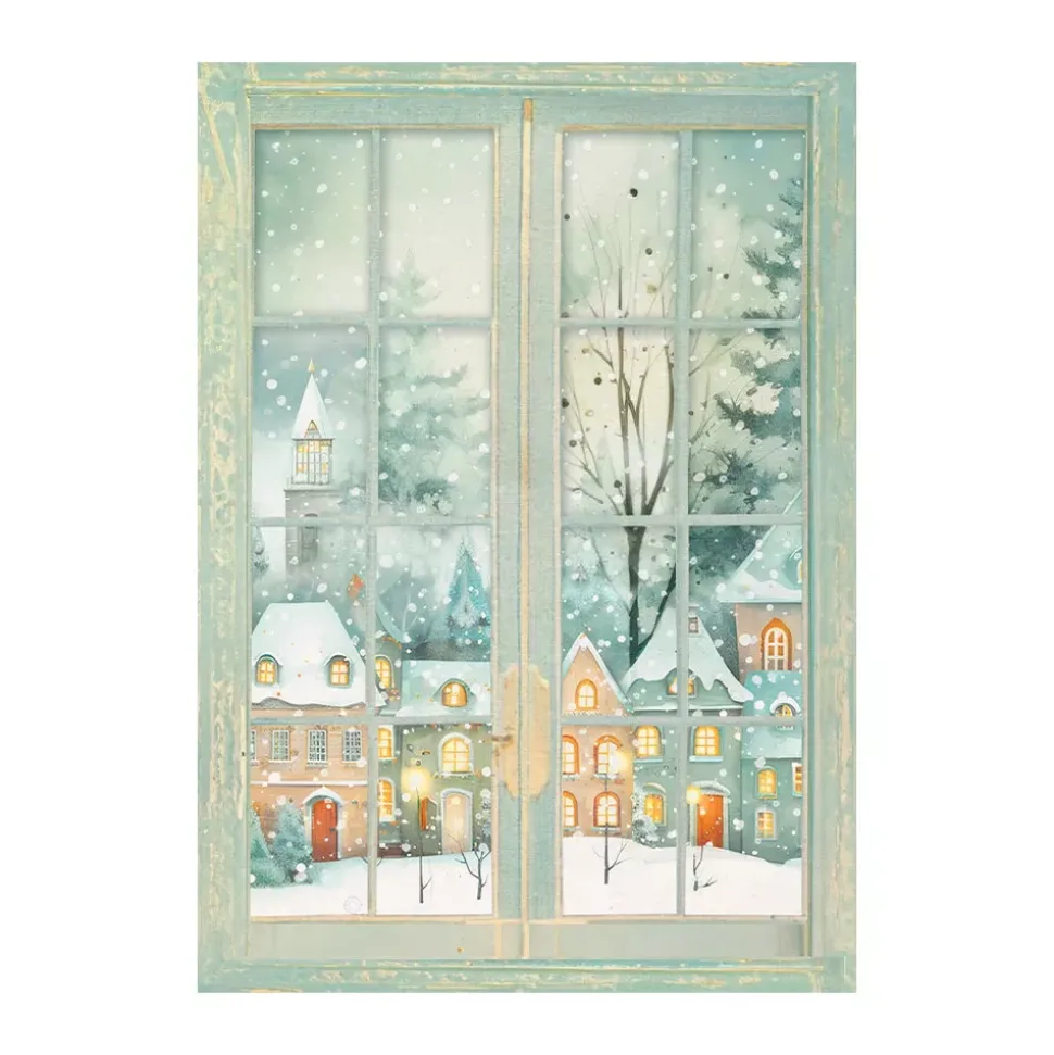 Set 8 papeles de arroz The Nutcracker Stamperia 10x15cm