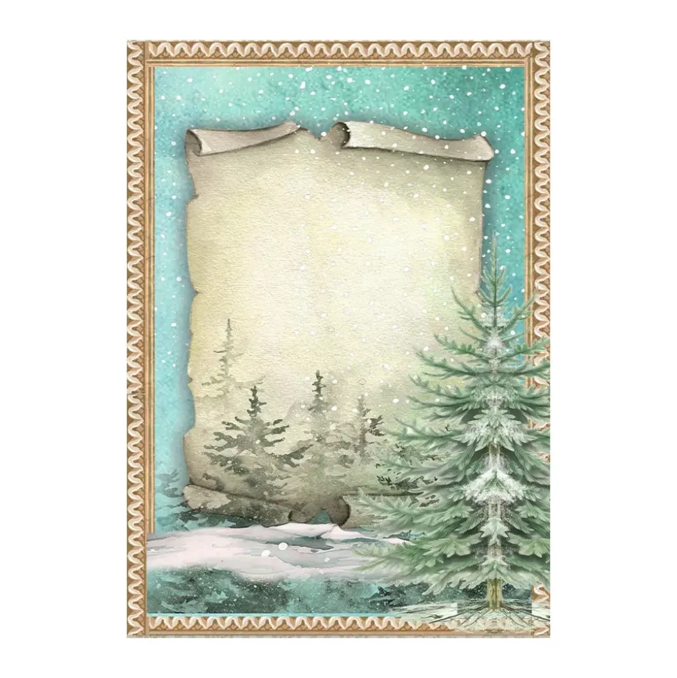 Set 8 papeles de arroz The Nutcracker Stamperia 10x15cm