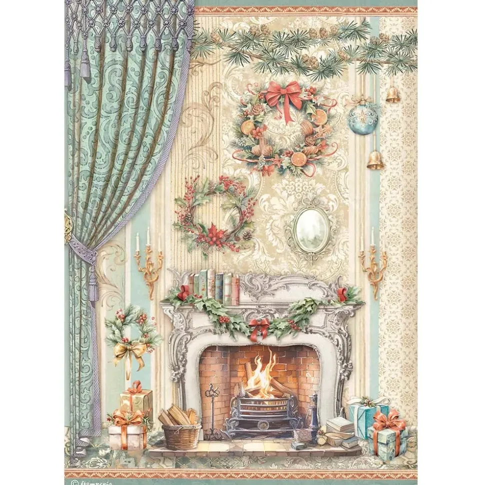 Set 6 papeles de arroz The Nutcracker Stamperia 21x30cm