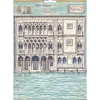 Set 6 papeles de arroz Venice City Of Art Stamperia 21x30cm