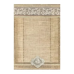 Set 8 papeles de arroz Verja Old Lace Stamperia 10x15cm