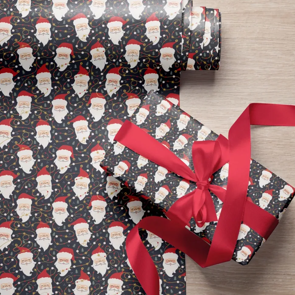 Set 4 papeles de regalo Santas Entrega Especial Cocoloko 50x70cm