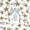 Set 4 Papeles de Seda Estrellas Doradas Clairefontaine