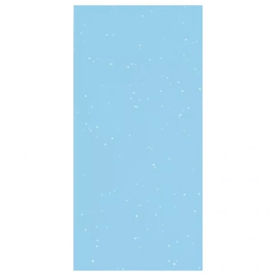 Set 6 Papeles de Seda Glitter Turquesa Clairefontaine