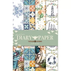 Set 4 papeles para decoupage Collector Diary III Alberto Juarez A4