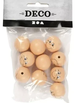 Set 10 Pelotas de Cara Sonriente Creativ Company