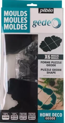 Set 6 piezas molde bandeja con asas Gedeo Pebeo