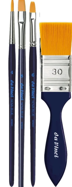 Set 4 pinceles 11660 Norma Blue da Vinci
