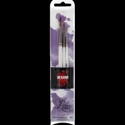 Set 3 Pinceles Memory Point Lellous Letters KUM