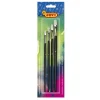 Set 4 Pinceles Planos Pelo Natural Jovi