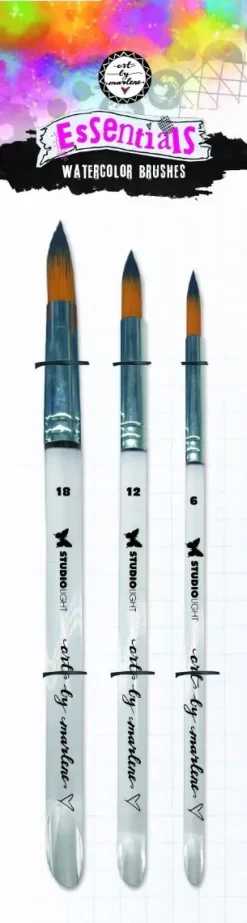 Set 3 pinceles redondos Studio Light