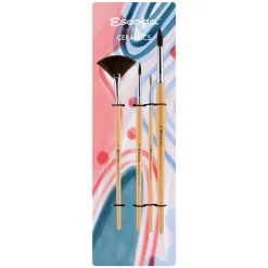 Set 4 pinceles sintéticos cerámica 6570 Escoda