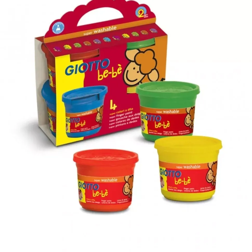 Set 4 Pintura de Dedos Be-bè Giotto