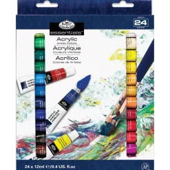 Set 24 Pinturas Acrílicas Royal & Langnickel 12ml