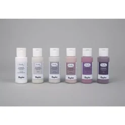 Set 6 Pinturas Chalk Tonos Rosa Rayher 60ml