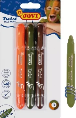Set 3 Pinturas Maquillaje Twist Boy Jovi