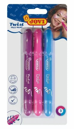 Set 3 Pinturas Maquillaje Twist Girl Jovi