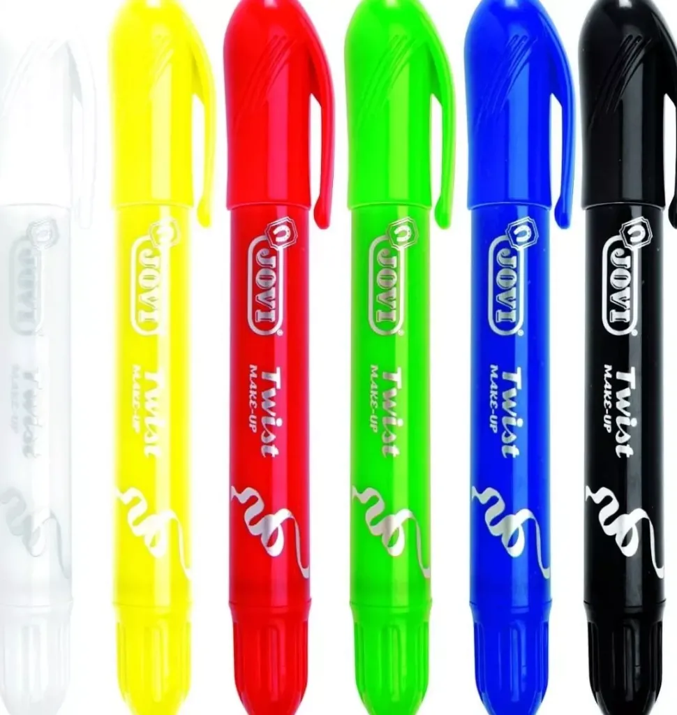 Set 6 Pinturas Maquillaje Twist Colores Surtidos Jovi