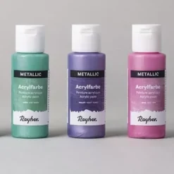 Set 6 Pinturas Metálicas Surtidas Rayher 60ml