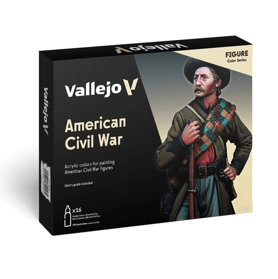 Set 16 pinturas modelismo American Civil War Vallejo 18ml
