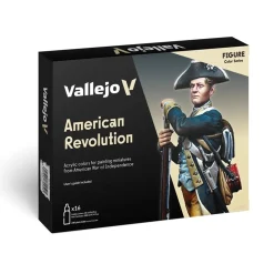 Set 16 pinturas modelismo American Revolution Vallejo 18ml