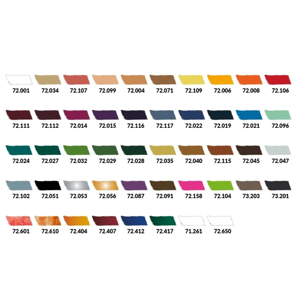 Set 48 pinturas modelismo Inspiration Color Game Color Vallejo 18ml