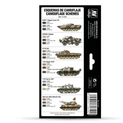 Set 8 pinturas modelismo Middle East Wars 1967’s to Present Vallejo 17ml