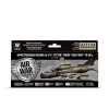 Set 8 pinturas modelismo Russian colors Su-7/17 Fitter from Cold War to 90’s Vallejo 17ml