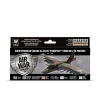 Set 8 pinturas modelismo Soviet/Russian colors Su-25/39 Frogfoot from 80’s to present Vallejo 17ml