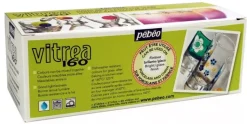Set 10 pinturas para cristal Vitrea 160 Pebeo 45ml
