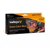 Set 8 pinturas para modelismo 190 Game Color Wash Vallejo 18ml