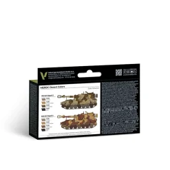 Set 6 pinturas para modelismo 212 MERDC Desert Colors AFV Vallejo 17ml