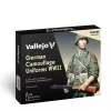 Set 16 pinturas para modelismo 261 German Camouflage Uniforms WWII Figure Vallejo 18ml