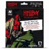 Set 8 pinturas para modelismo 187 Boardgame Hellboy Vallejo 17ml