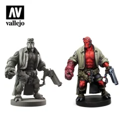 Set 8 pinturas para modelismo 187 Boardgame Hellboy Vallejo 17ml