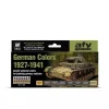 Set 8 pinturas para modelismo 205 German Colors 1927-1941 AFV Vallejo 17ml