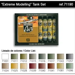 Set 16 pinturas para modelismo 189 WWII Aliados/Alemán Air War Vallejo 17ml