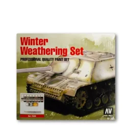 Set 8 pinturas para modelismo FX 220 Winter Game Color Effects Vallejo 17ml