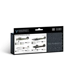 Set 8 pinturas para modelismo FAA Air War Vallejo 17ml