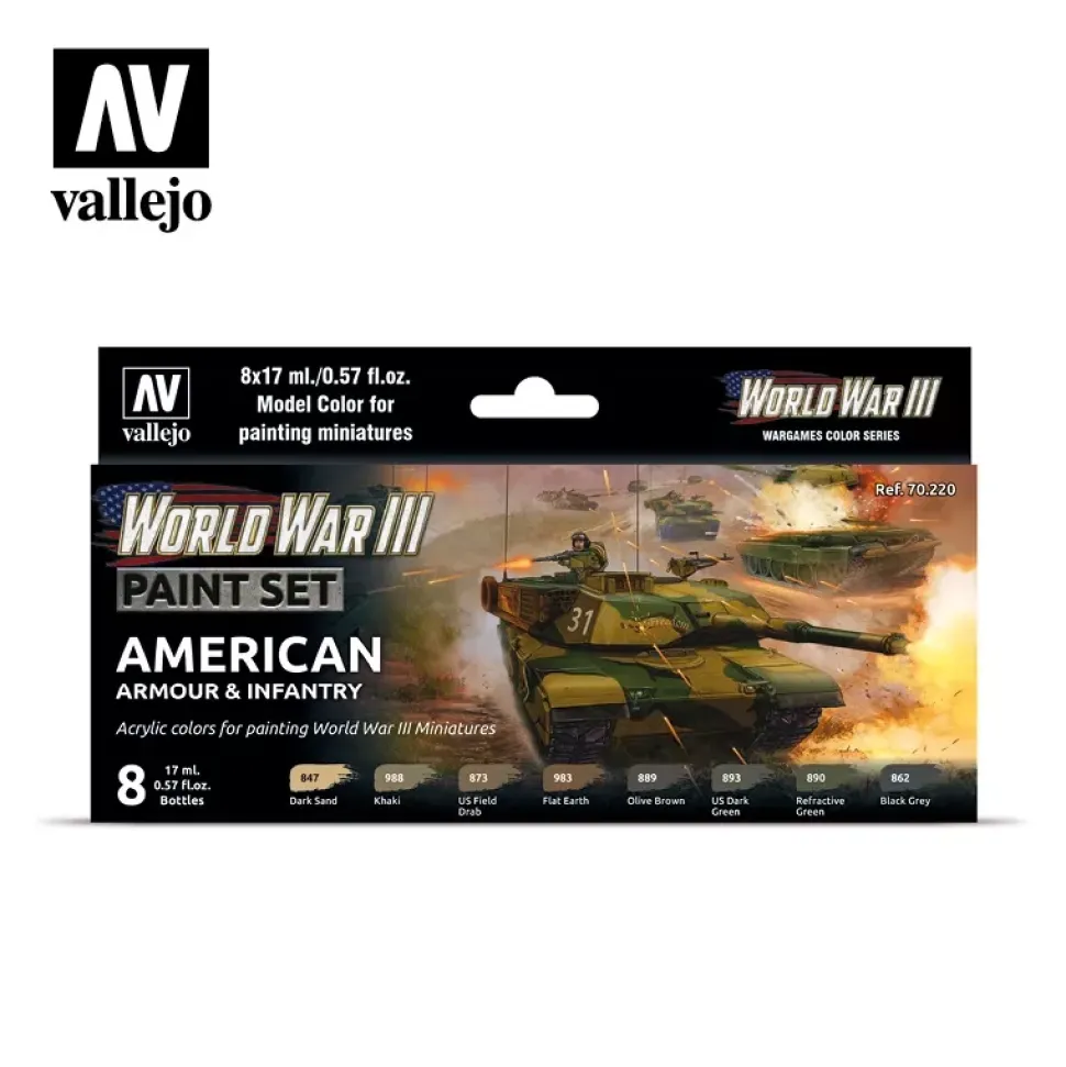 Set 4 pinturas para modelismo 190 Polvo y Suciedad Pigments FX Vallejo 35ml