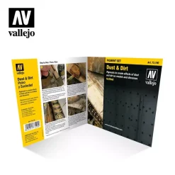 Set 4 pinturas para modelismo 190 Polvo y Suciedad Pigments FX Vallejo 35ml