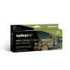 Set 8 pinturas para modelismo 622 WWII British Colors Africa 1939-1943 AFV Vallejo 17ml
