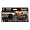 Set 6 pinturas para modelismo 221 WWIII Soviet Armour & Infantry Wargames Flames of War Vallejo 17ml