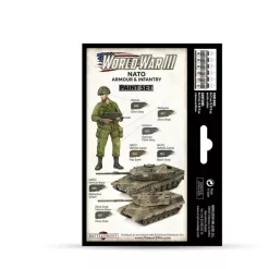 Set 6 pinturas para modelismo 223 WWIII NATO Armour & Infantry Wargames Flames of War Vallejo 17ml