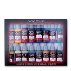 Set 16 pinturas para modelismo 298 Avanzado Game Color Vallejo 17ml