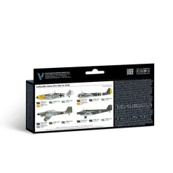 Set 8 pinturas para modelismo 165 Luftwaffe colors pre-war to 1941 Air War Vallejo 17ml