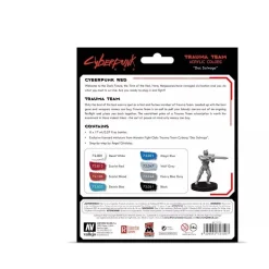 Set 8 pinturas para modelismo 310 Trauma Team Cyberpunk Vallejo 17ml