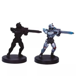 Set 8 pinturas para modelismo 310 Trauma Team Cyberpunk Vallejo 17ml